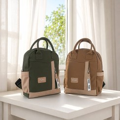 تصویر کوله پشتی دخترانه مدل جلو جیب طرح زارا (Zara) جنس برزنت ضدآب 