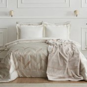 تصویر روتختی دو نفره کرمی ۸ پارچه برند کاراجا هوم مدل celeste Karaca home Celeste