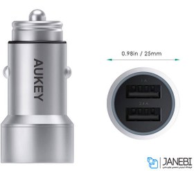 تصویر شارژر فندکی آکی Aukey CC-S8 Car Charger Aukey cc-s8 car charger