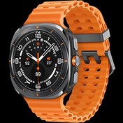 تصویر ساعت هوشمند سامسونگ مدل Galaxy Watch Ultra LTE SM-L705F 47mm بند مارین خاکستری 