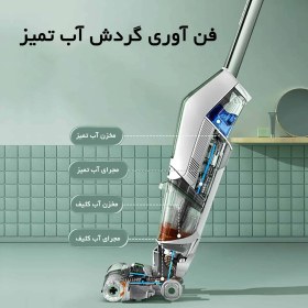 تصویر جارو شارژی و زمین شوی کراس ویو بیسل آمریکا BISSELL CrossWave x7 plus CORDLESS 3401z BISSELL CrossWave x7 plus CORDLESS 3401z