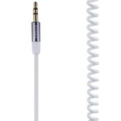 تصویر کابل AUX فنری شکل برند ریمکس REMAX Audio Cable L-9 2000mm