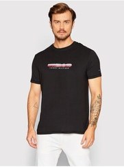 تصویر تیشرت مردانه مشکی تامی هیلفیگرTommy Hilfiger | UM0UM02348-BDS اورجینال 