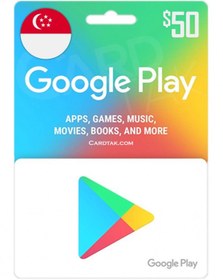 تصویر گیفت کارت گوگل پلی ( آمریکا, 50 دلار) ا گیفت کارت گوگل پلی گیفت کارت گوگل پلی