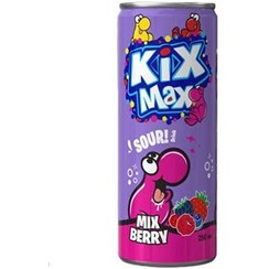 تصویر نوشیدنی گازدارمیوه های جنگلی 250میلی لیتر کیکس مکس 