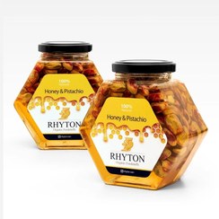 تصویر عسل با پسته نیم کیلوئی Honey Pistachios