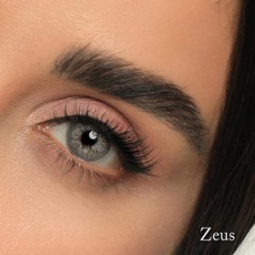 تصویر لنز چشم فصلی ایفوریا رنگ طوسی رگه دار Zeus 