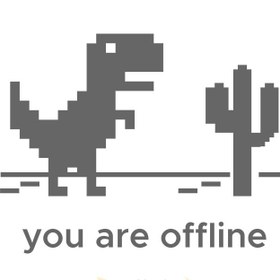 تصویر برچسب دیواری You Are Offline 