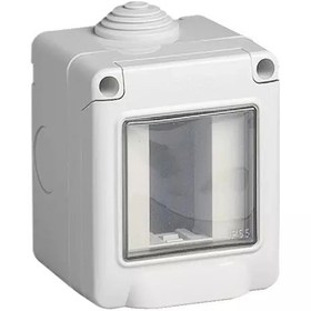 تصویر جعبه تقسیم دیواری Vimar 14091 مدل Eikon Vimar 14091 Recipient Mural Eikon