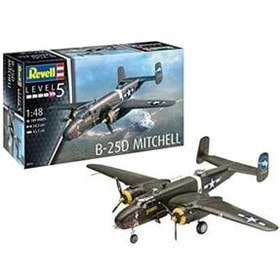 تصویر REVELL 04977 B-25c/d میچل مدل وفادار مجموعه ساختمان، برای کارشناسان، رنگ 