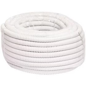 تصویر لوله پلی فلکسی سایز 21 سفید رهرود 