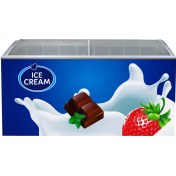 تصویر فریزر صندوقی 400 لیتر آبی 