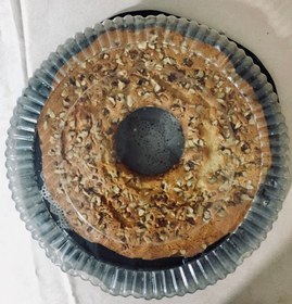 تصویر کیک گردویی اسفنجی 