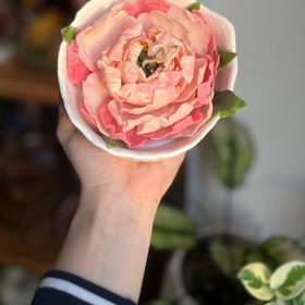 تصویر شمع گل دستساز کاسه ای Handmade candle