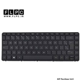 تصویر کیبورد لپ تاپ HP Pavilion 14-E با فریم 