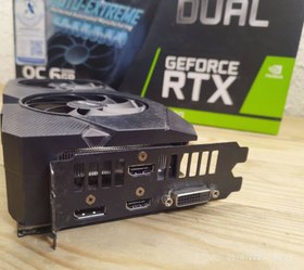 تصویر کارت گرافیک استوک asus dual rtx 2060 6G auto extreme 