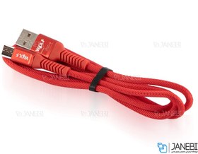 تصویر کابل شارژ و انتقال داده میکرو یو اس بی Wolf Micro USB Cable 1m 