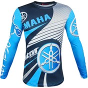 تصویر لباس موتور آستین بلند یاماها 