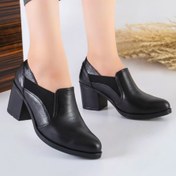 تصویر کفش چرم کد 1100 