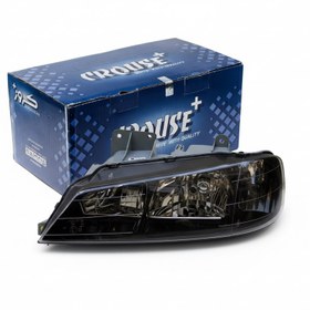 تصویر چراغ جلو پژو پارس تو مشکی 2عددی برند کروز 