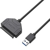 تصویر تبدیل SATA به USB 3.0 مناسب برای هارد 2.5 و 3.5 اینچ SATA to USB 3.0 converter suitable for 2.5 and 3.5 inch hard drives