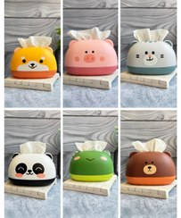 تصویر جا دستمالی فانتزی حیوانات زیر رنگی (کدa0259) 