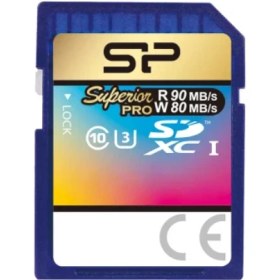 تصویر کارت حافظه SDXC سیلیکون پاور مدل Superior Pro کلاس 10 استاندارد UHS-I U3 سرعت 90MBps 