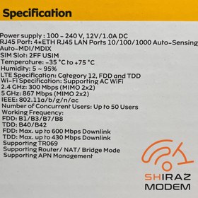 تصویر مودم TF-i120 E1 TF-i120 E1 Modem