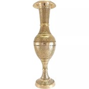 تصویر گلدان برنجی طرح طاووس بزرگ 