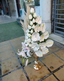 تصویر جام گل طرح کاغذلو 