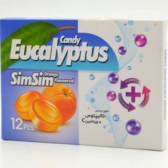 تصویر آبنبات مکیدنی اکالیپتوس سیم سیم ۱۲ عددی 