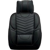 تصویر روکش صندلی خودرو سایپا مدل سناتور با جنس چرم مناسب ساینا و تیبا ۱ 