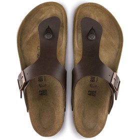 تصویر دمپایی قهوه ای Birkenstock Brkoflor دریمود Derimod 