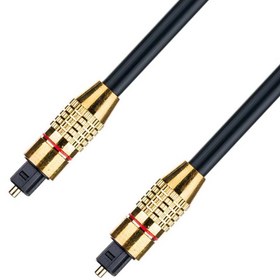 تصویر کابل اپتیکال سر فلزی برند ZICO مدل Gold - 5 متر ZICO Gold Optical Audio Cable