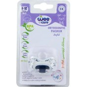 تصویر وي كر پستانك ارتودنسي دسته دار سايز 3 كد P123 WEE CARE ORTHODONTIC PACIFIER JOYFUL SIZE 3 CODE: P123