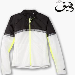 تصویر بادگیر ورزشی بروکس زنانه Brooks Carbonite Jacket یخی مشکی Brooks Carbonite Jacket