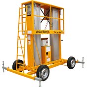 تصویر بالابر الکتروهیدرولیکی دو دکله با چرخ خودرویی EHDL1000 EHDL1000