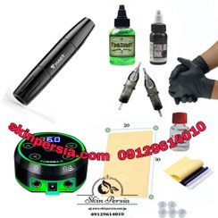 تصویر پک کامل دستگاه تاتو پن مست مگی کد T476 و M674 