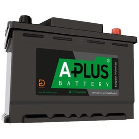 تصویر باتری ۵۰ آمپر دورنا باتری مارک APLUS صادراتی قیمت با تحویل داغی شیراز DORNA BATTERY 50 AH 