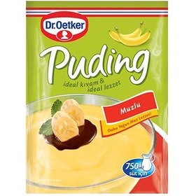 تصویر پودر پودینگ دکتر اوتکر طعم موز 120 گرم Dr. Otker banana flavored pudding powder 120 grams