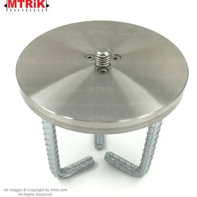 تصویر صفحه پیلار استیل ضد اسید مدل MT316-16015 Stainless steel pillar plate, model MT316-16015