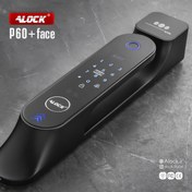 تصویر دستگیره تشخیص چهره و قفل اثر انگشتی دیجیتال ALOCK مدل P60+ Face ALOCK P60+ Face