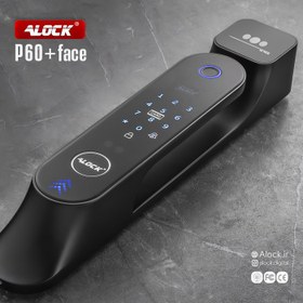 تصویر دستگیره تشخیص چهره و قفل اثر انگشتی دیجیتال ALOCK مدل P60+ Face B 2023 