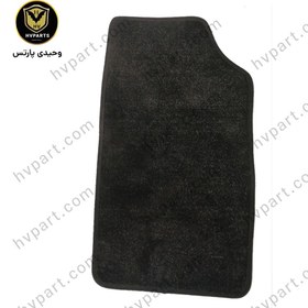 تصویر کفی موکتی 3 تکه تافتینگ 206 شرکتی ایرانخودرویی با استوپ زیر کفی car floor for peugeot 206