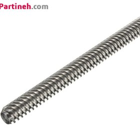 تصویر پیچ لید اسکرو T8 گام 4 میلیمتر با طول 60 سانتیمتر T8 Lead Screw diameter 8mm pitch 4mm Length 60cm