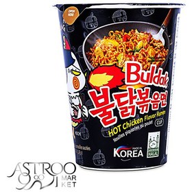 تصویر نودل کره ای تند سامیانگ لیوانی 70 گرم korea samyang spicy noodles cup 