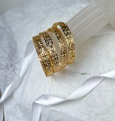 تصویر النگو هندی زنانه طرح طلا 