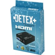 تصویر مبدل HDMI به VGA مدل +DETEX 