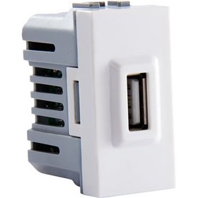 تصویر سوکت دیتا 1/2 USB سوکت USB سفید