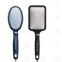 تصویر برس مو مشکی بزرگ گرافیت سوزن فلزی بیول Biol Black Graphite Style Brush